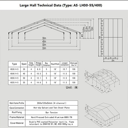 Double Decker Tent For Golf / Training Course Tent